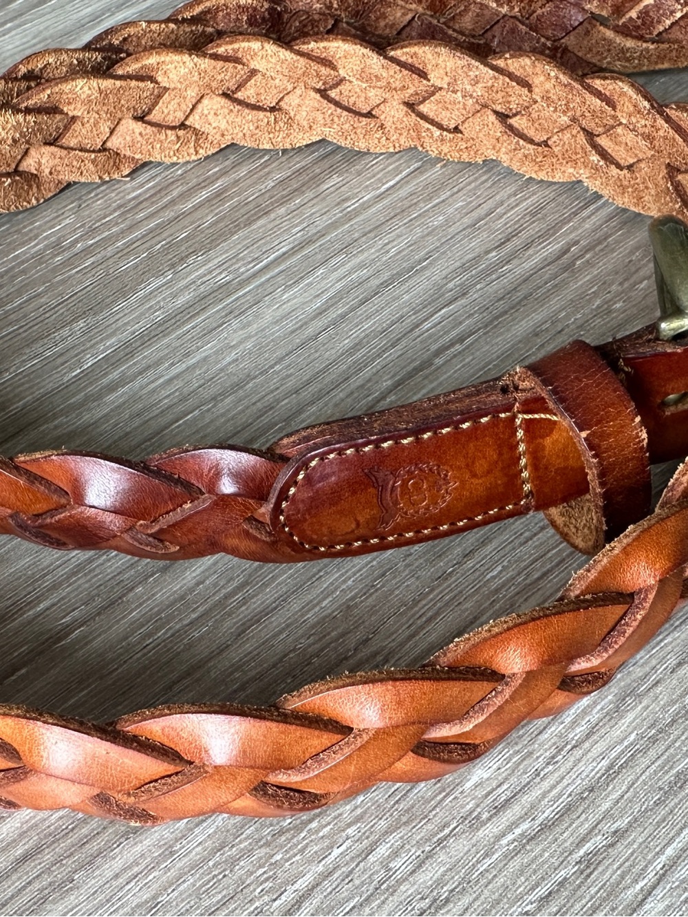 Christian Dior Braided Leather Belt in Brown - Picture 12 of 16